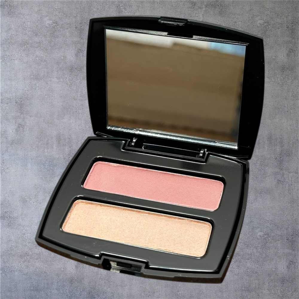 RARE Lancome Blush Subtil Duo Womens 0.09oz Aplum /‎ Miel Glace Powder